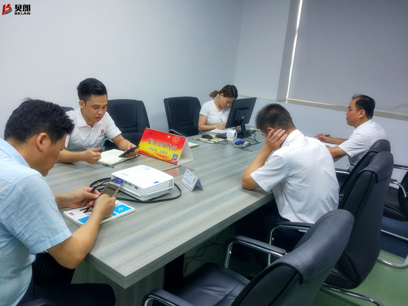 貝朗自動化設備公司-晨例會現(xiàn)場